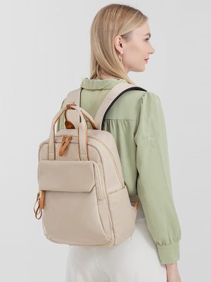 Mochila Aitana portalaptop hasta 14"- Beige