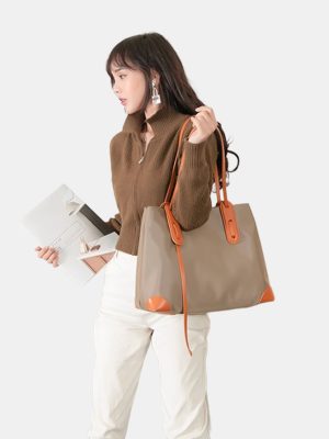 Tote Isis - Beige con camel