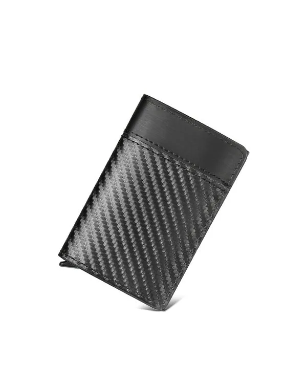 Billetera desplegable con bloqueo RFID- Negro