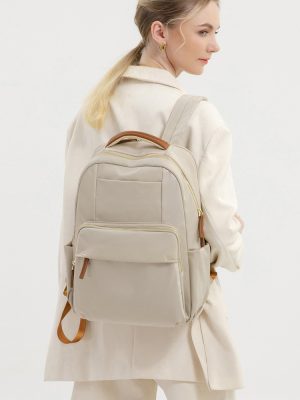Mochila Génova portalaptop hasta 14" - Beige