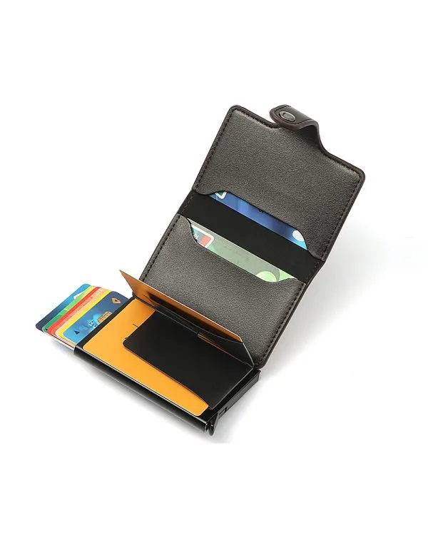 Billetera desplegable con bloqueo RFID- Azul - Imagen 3
