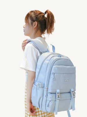 Mochila Tahira portalaptop hasta 15.6" - Celeste