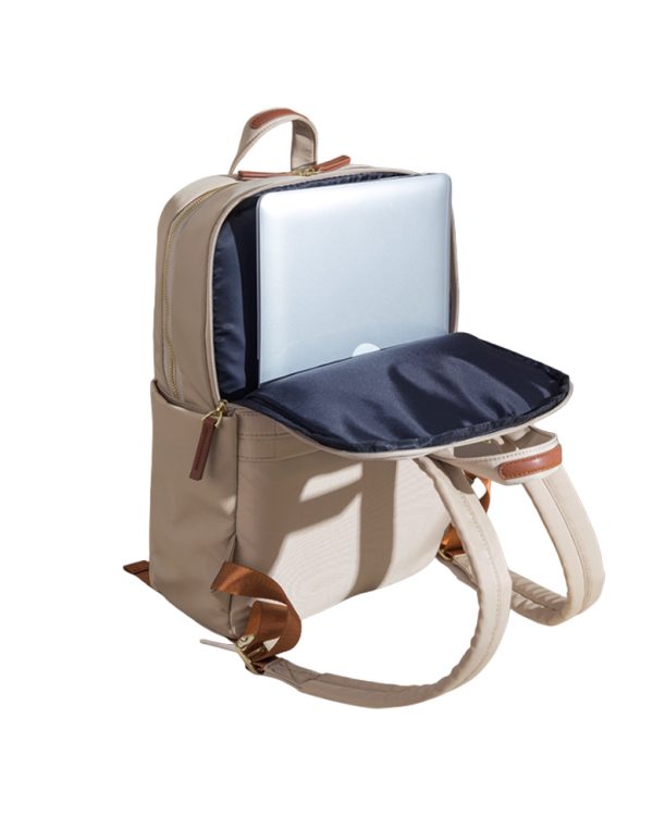 Mochila Delani portalaptop hasta 15.6" - Beige - Imagen 6
