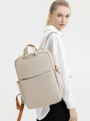 Mochila Delani portalaptop hasta 15.6" - Beige