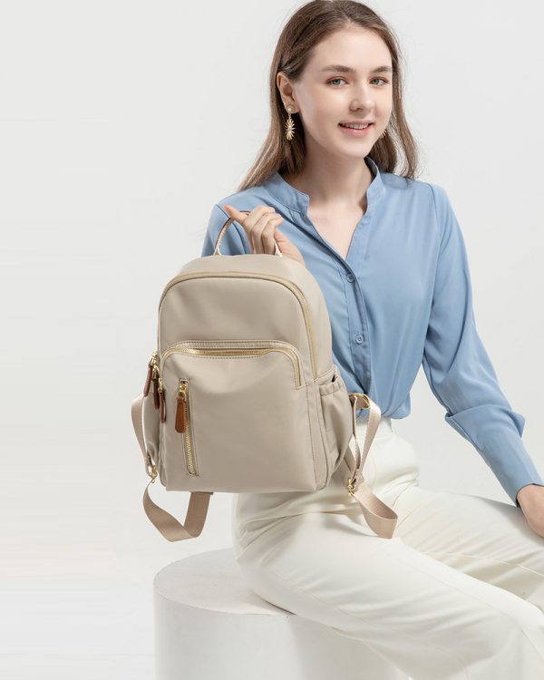Mochila Chennai Antirrobo - Beige - Imagen 2