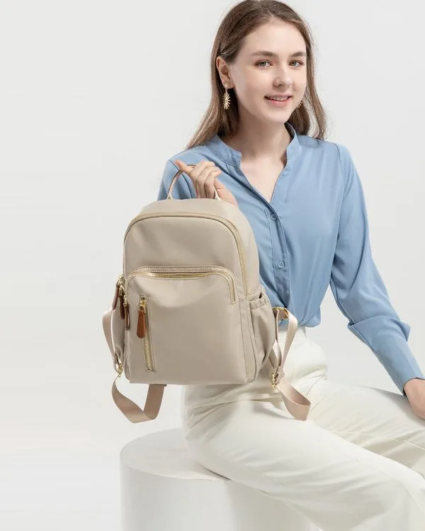 Mochila Chennai Antirrobo - Beige - Imagen 2