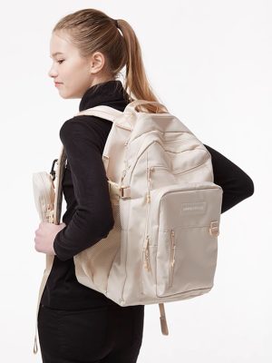 Mochila Kaylani portalaptop hasta 15.6" - Beige