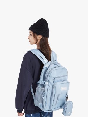 Mochila Kaylani portalaptop hasta 15.6" - Celeste