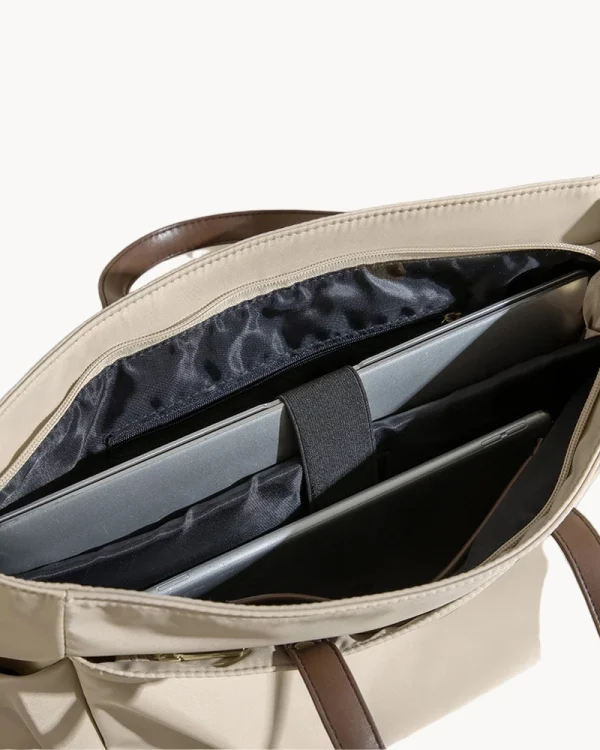 Bolso Katniss con portalaptop hasta 14"- Beige - Imagen 7