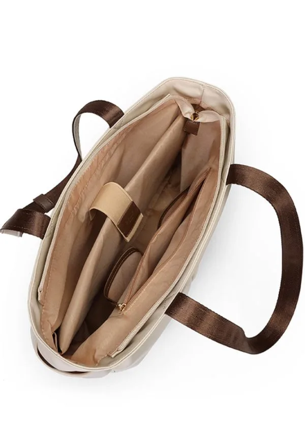 Bolso Xia portalaptop  14"- Beige - Imagen 3