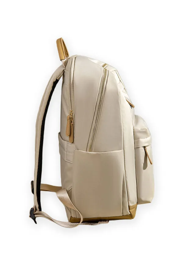Mochila Kaitlyn portalaptop hasta 14"- Beige - Imagen 3
