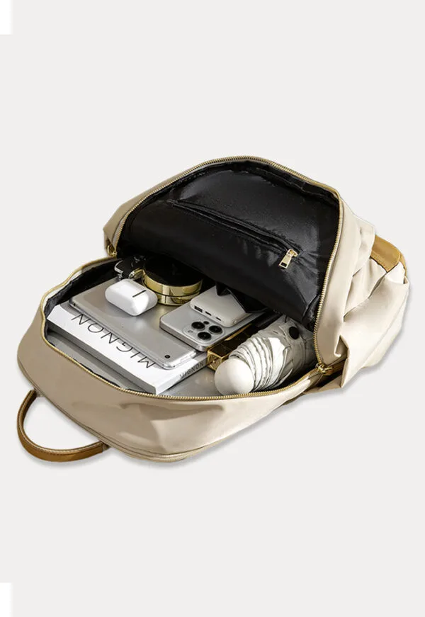 Mochila Kaitlyn portalaptop hasta 14"- Beige - Imagen 5