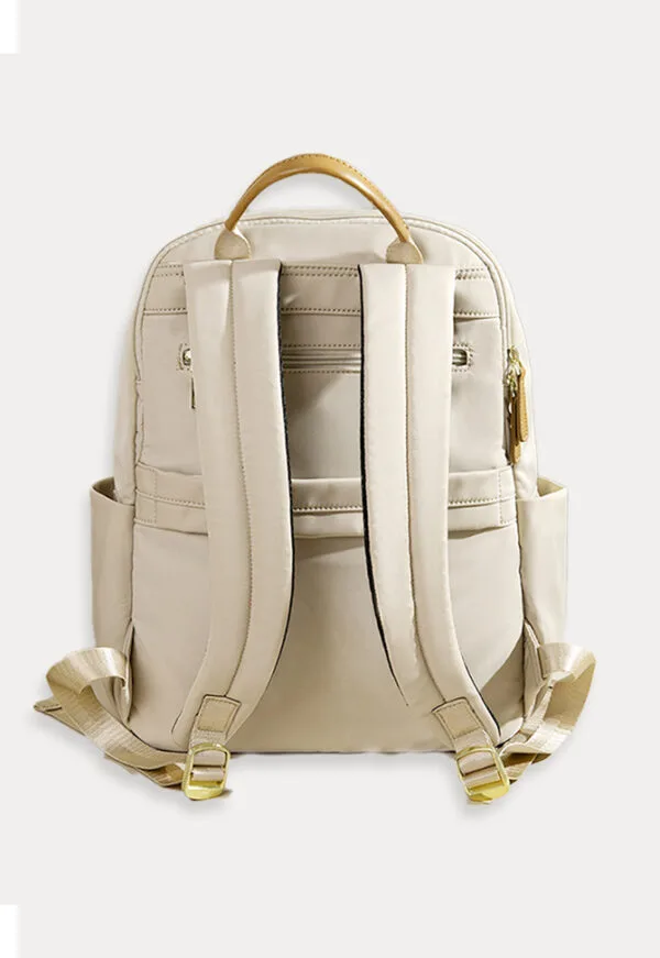 Mochila Kaitlyn portalaptop hasta 14"- Beige - Imagen 6
