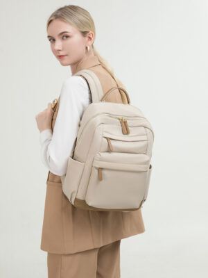 Mochila Kaitlyn portalaptop hasta 14"- Beige