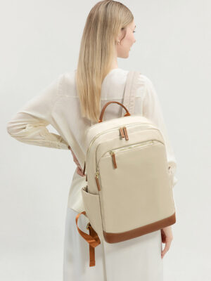 Mochila Kaylie portalaptop hasta 15.6"- Beige