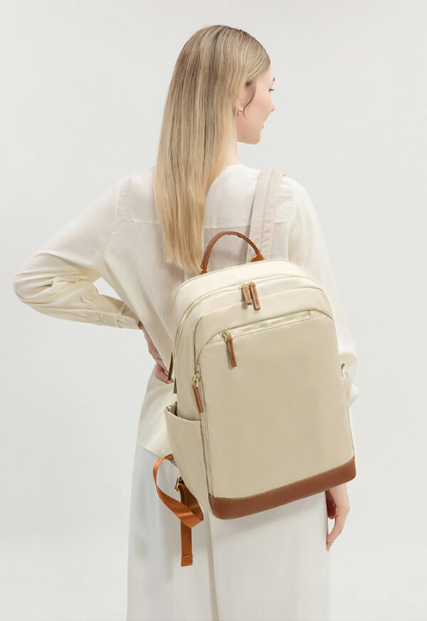 Mochila Kaylie portalaptop hasta 15.6"- Beige
