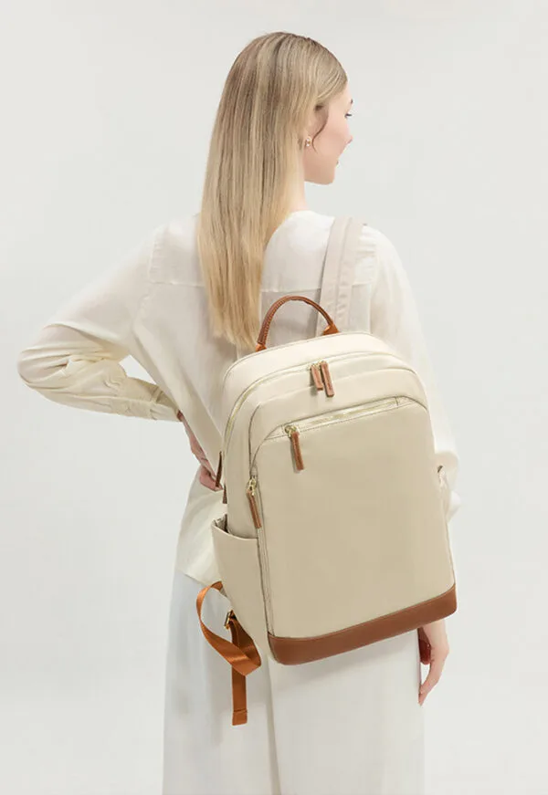 Mochila Kaylie portalaptop hasta 15.6"- Beige