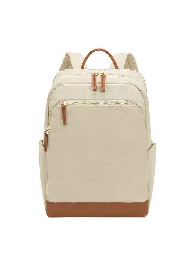 Mochila Kaylie portalaptop hasta 15.6"- Beige - Imagen 2