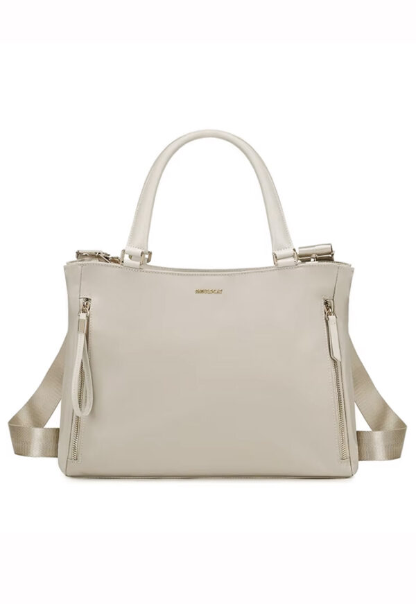 Bolso Brescia con portalaptop hasta 14"- Beige - Imagen 3
