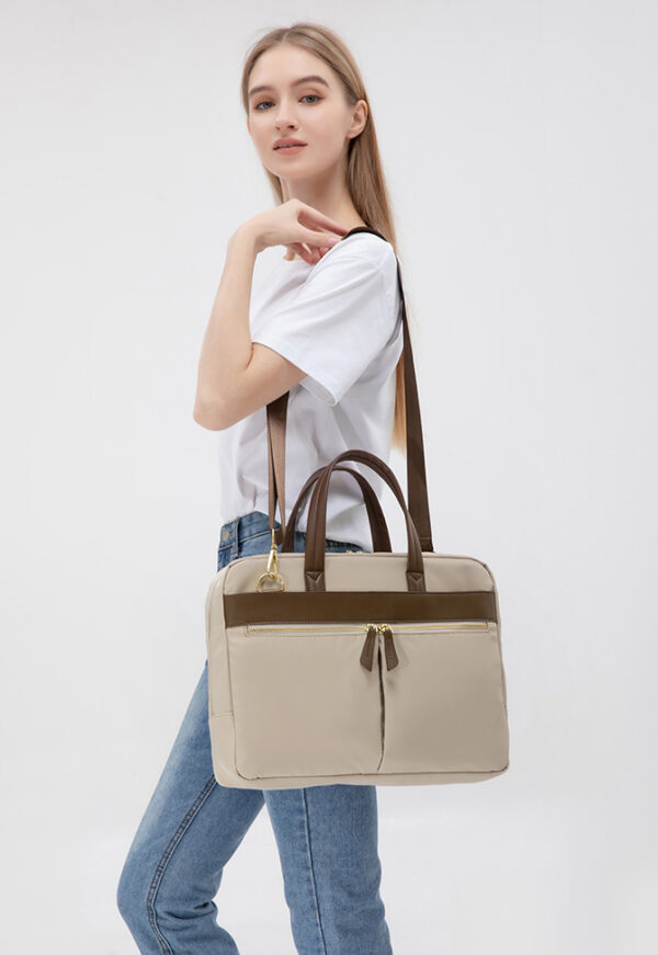Bolso Aline con portalaptop hasta 15.6"- Beige - Imagen 3