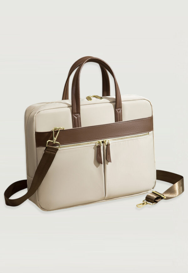 Bolso Aline con portalaptop hasta 15.6"- Beige - Imagen 4