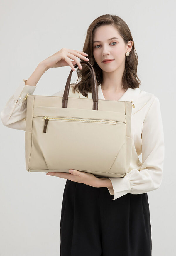 Bolso Katniss con portalaptop hasta 14"- Beige - Imagen 2
