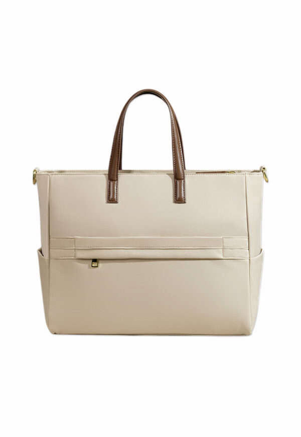 Bolso Katniss con portalaptop hasta 14"- Beige - Imagen 4