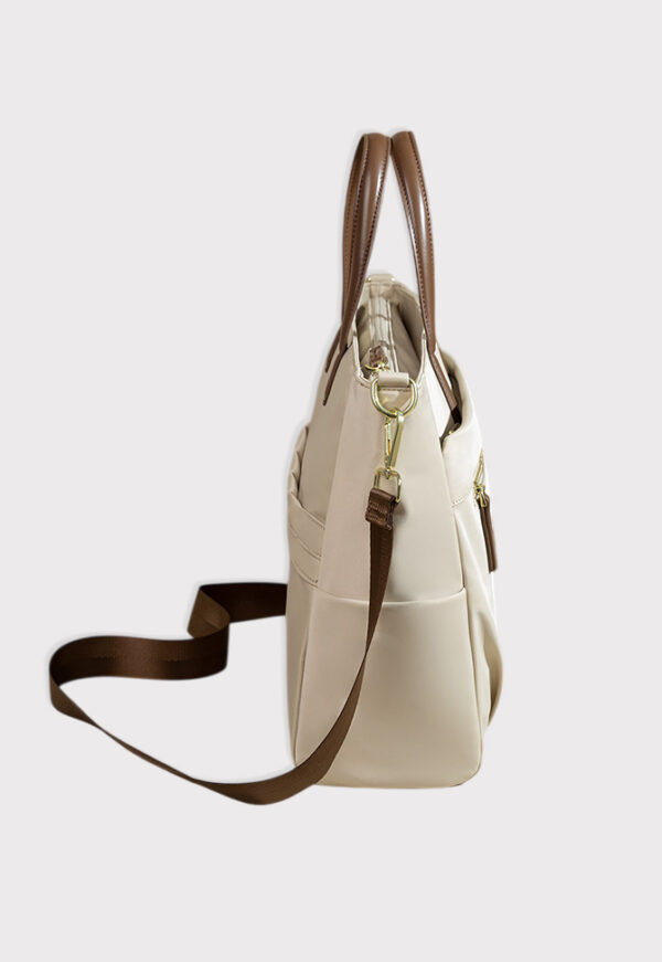 Bolso Katniss con portalaptop hasta 14"- Beige - Imagen 5