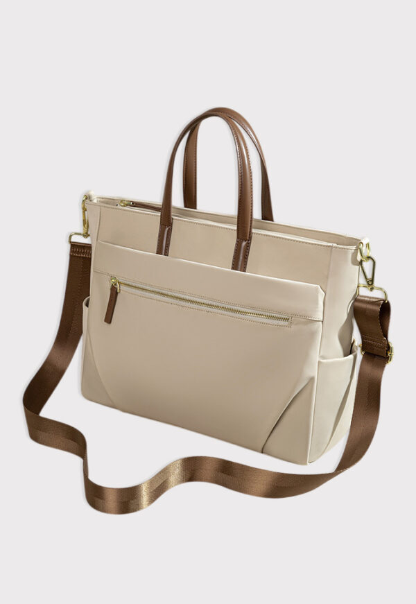 Bolso Katniss con portalaptop hasta 14"- Beige - Imagen 6