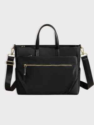 Bolso Katniss con portalaptop hasta 14"- Negro