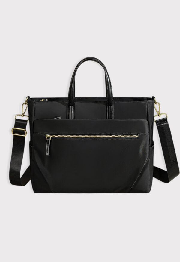 Bolso Katniss con portalaptop hasta 14"- Negro