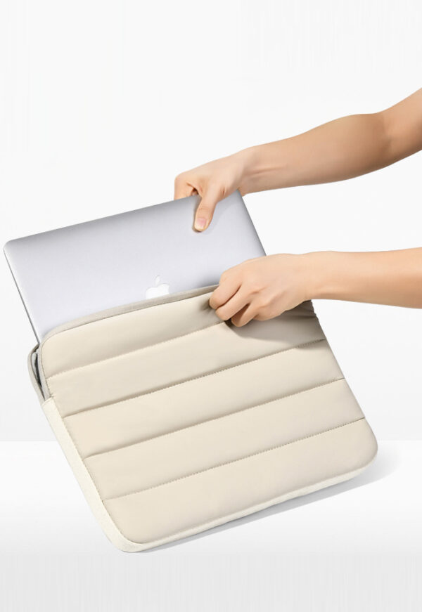 Funda protectora para Laptop hasta 15.6"  - Beige - Imagen 4