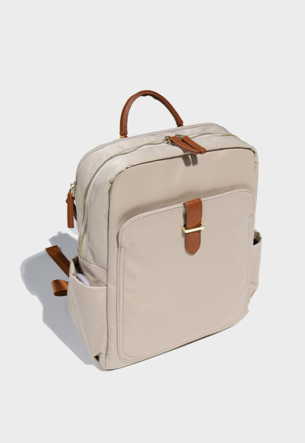 Mochila Athena portalaptop hasta 14" - Beige - Imagen 5