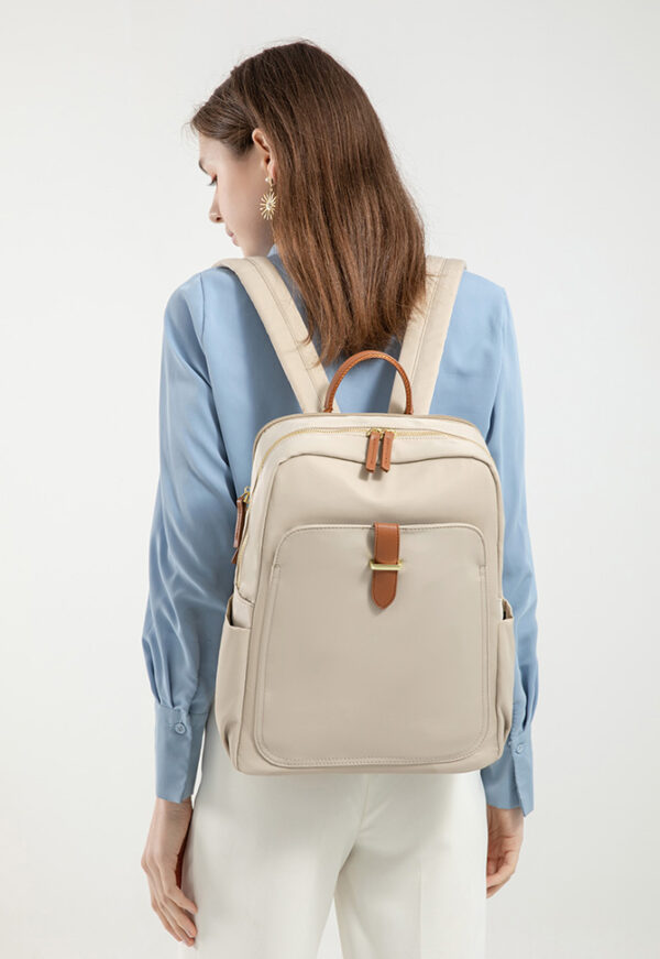 Mochila Athena portalaptop hasta 14" - Beige